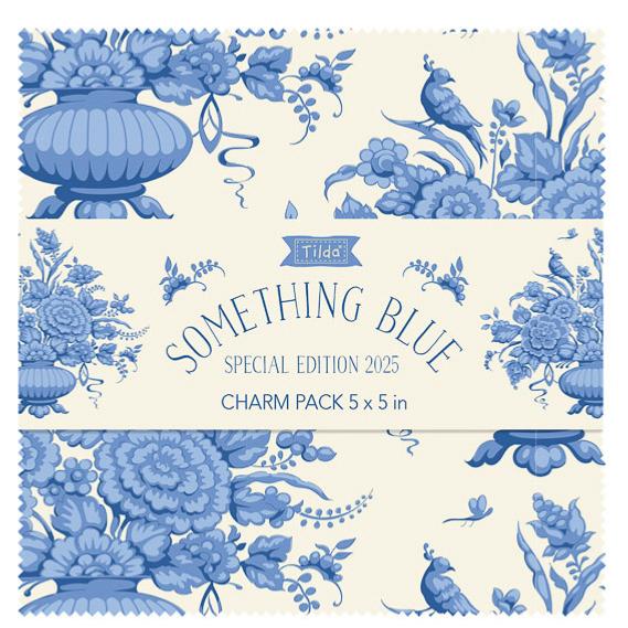 Charm pack Tilda Something blue 40 Pcs 12 x 12 cm 