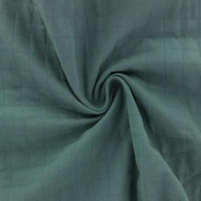 Green tayio padded cotton fabric