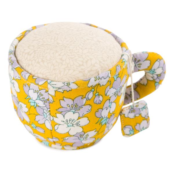 Tasse pique épingles - jaune