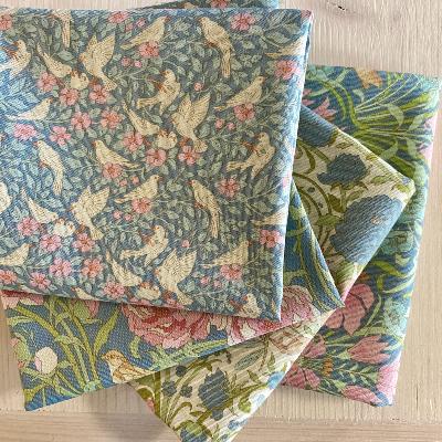 4 fat quarters Collection Songbird / Reste 1 ballotin