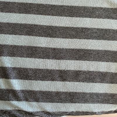 Jersey viscose rayé bleu