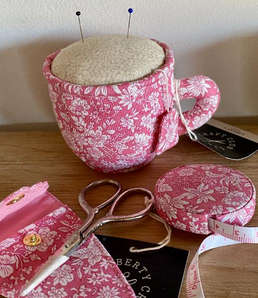 Tasse pique épingles - rose
