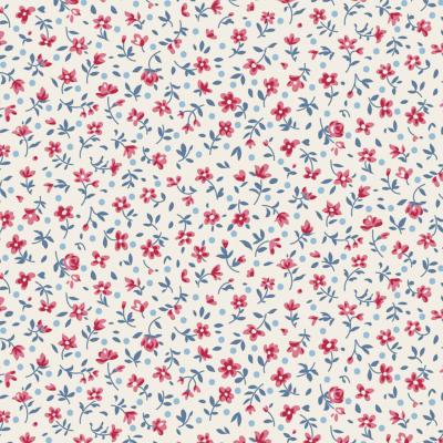 Tissu Tilda Village Life mae cream