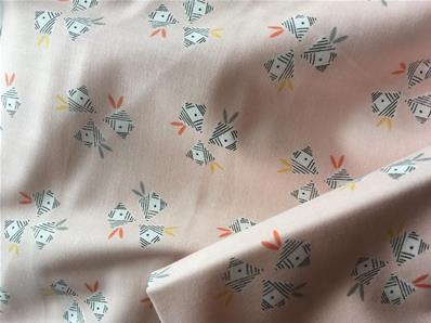 Tissu Coll. Emi and the bird Floral light pink