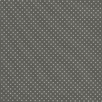 Charcoal grey dots fabric