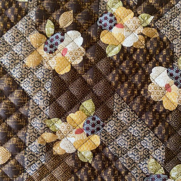 Tissu Matelassé Kurenai - Mix Automne