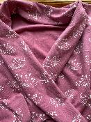 Tissu sweat-shirt rose dandelion