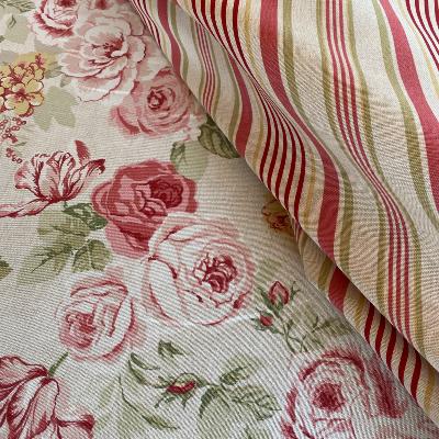 Tissu Roses Anciennes