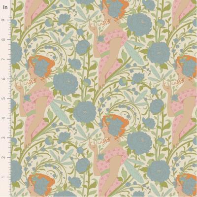 Tissu Tilda songbird Aubery blue