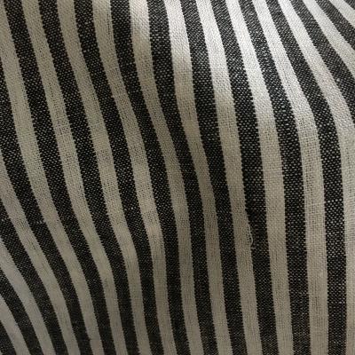 Lin Harbour Stripe Charcoal Pins & Ribbons