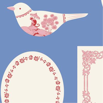  Tilda something blue Labels & ornaments