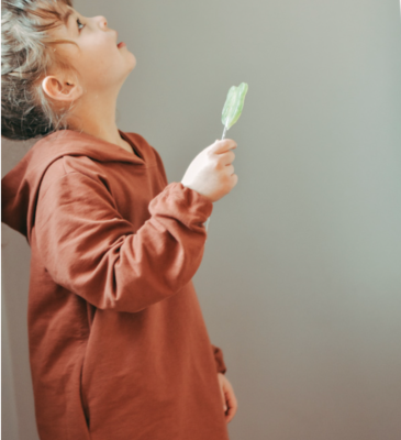 Patron Sweat-shirt I Am Rainbow mini