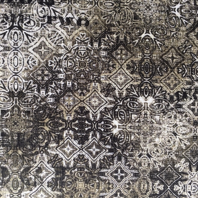 Tissu Abandoned faded tile de Tim Holtz