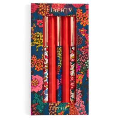 Set de 3 stylos Liberty floral everyday