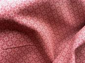 Hannah basic red geometric shapes fabric