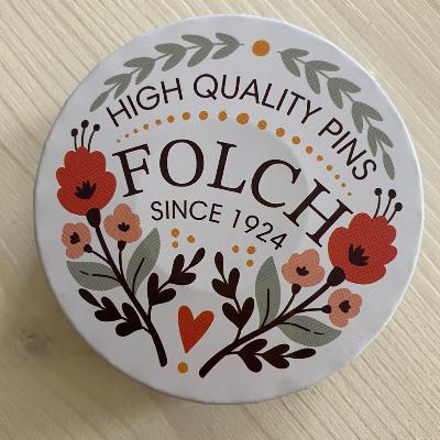 Epingles à tête de verre Folch