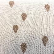 Tissu jersey jacquard Glam Drops écru / Reste 25 cm