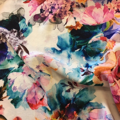 Floral crepe