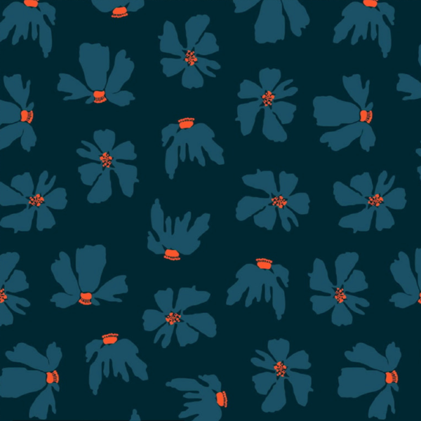 Twill de Viscose 25 winter marine