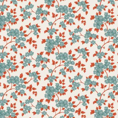  Tissu Tilda Village Life Ruth teal