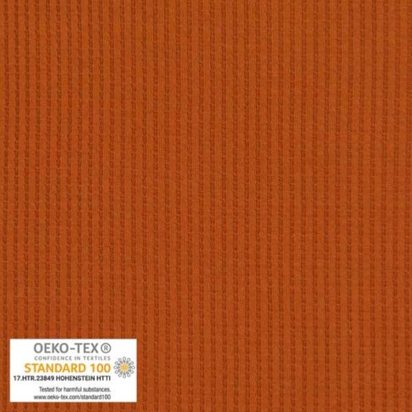 Tissu avalana knit nid d'abeille rouille