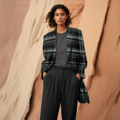 Mélange black and white