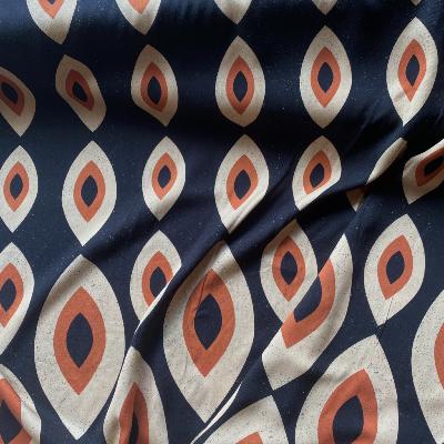 Twill de Viscose Fall 25 géométrie