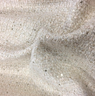 Tweed natté sequins
