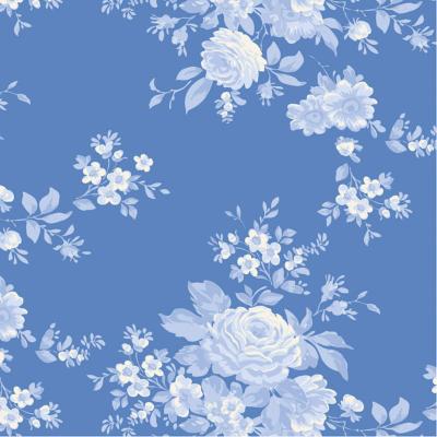  Tissu Tilda Something Blue Carol cornflower