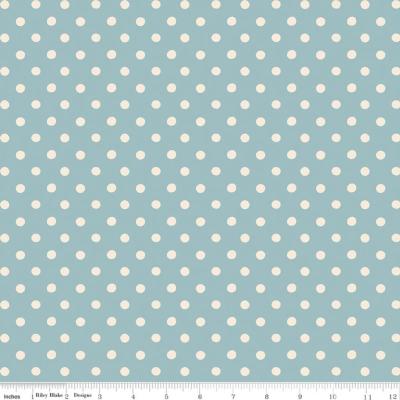 Tissu Cath Kidston Button spot blue