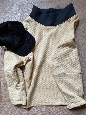 Waffle knit marine Light & Lush