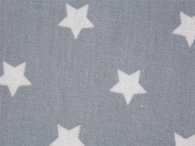 Tissu enduit étoiles sur fond bleu-gris