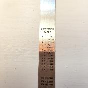 Réglet métallique 20 cm