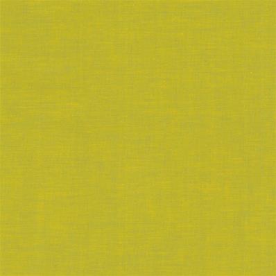 Tissu Chambray vert jaune