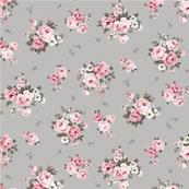 Roses posies jersey fabric