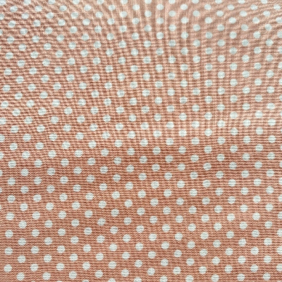 Tissu pois moyens Yuwa - beige rosé