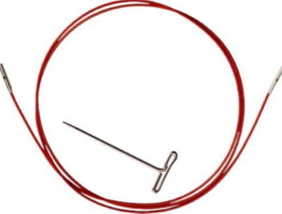 Cable twist red large 20 cm