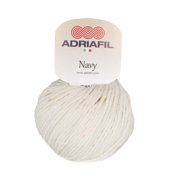 Coton Navy 41 - blanc