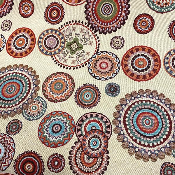 Tissu Gobelin Jacquard Africain - 1.40m De Large - Lot De 40m - Couleur Bordeaux - Coton - France
