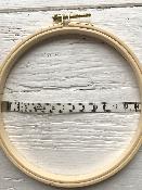 Cercle à broder en bois 15 cm