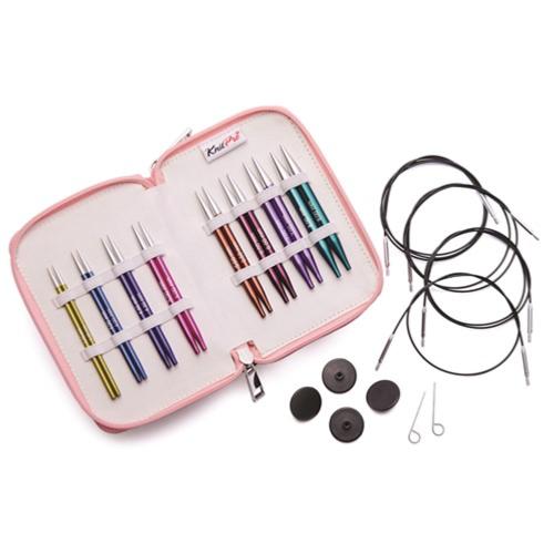 Assortiment aiguilles circulaires Knitpro Luxe Zing 10 cm