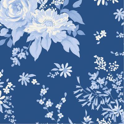 Tissu Tilda Something Blue wildgarden night