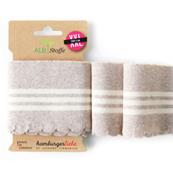 140 cm cuff me wave beige - white 140 cm