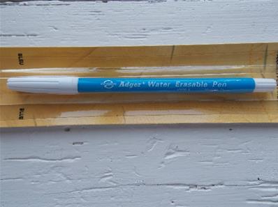 water erasable marking pen fine point
