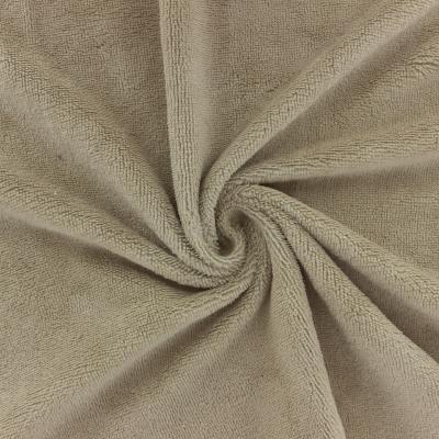 Tissu �ponge micro fibre de bambou taupe