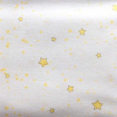 Tissu étoiles jaunes
