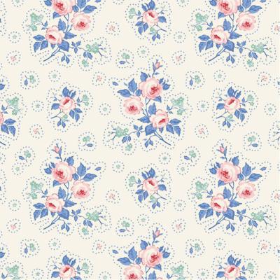  Tissu Tilda Something Blue first kiss cream 