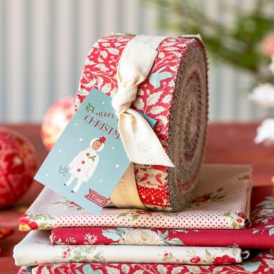 Tissu Tilda Merry Little Christmas Fabric roll 40 tissus x 6cm