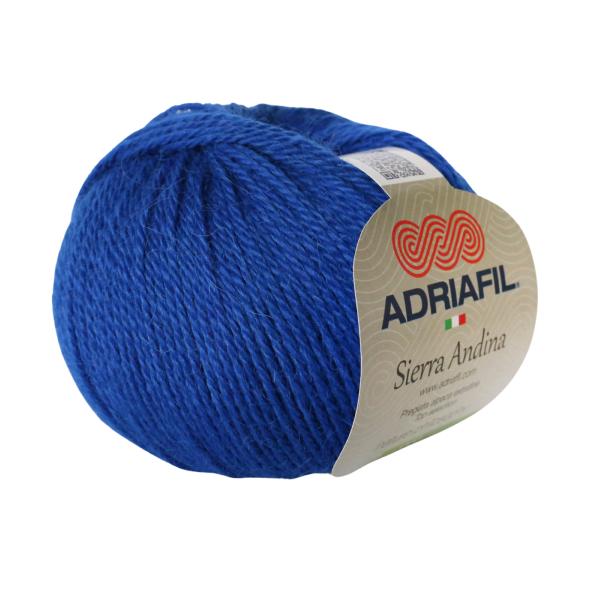 Laine Sierra Andina Bleu électrique 46