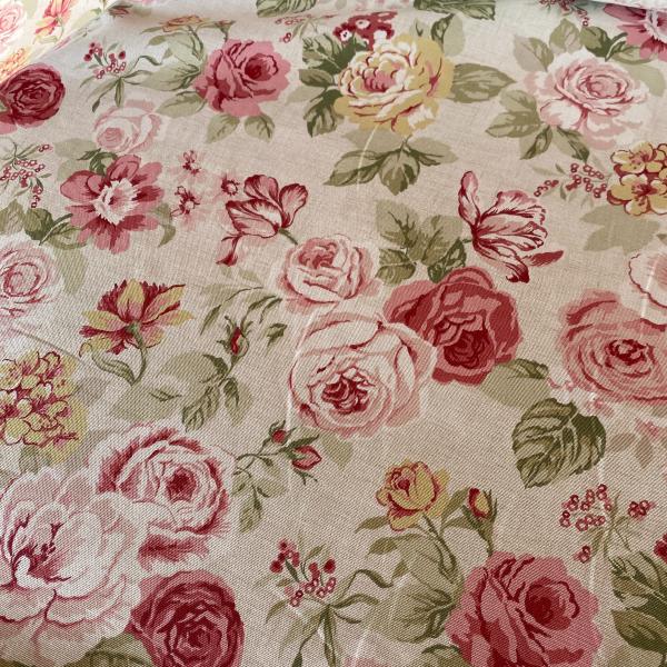 Tissu Roses Anciennes